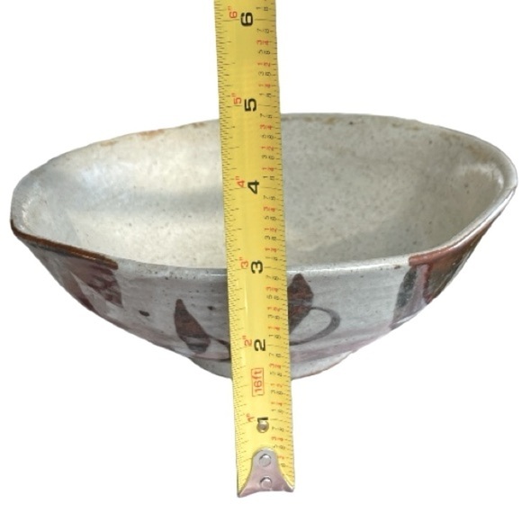 Vintage Japanese Handmade Ceramic Bowl, Unmarked - Picture 8 of 10